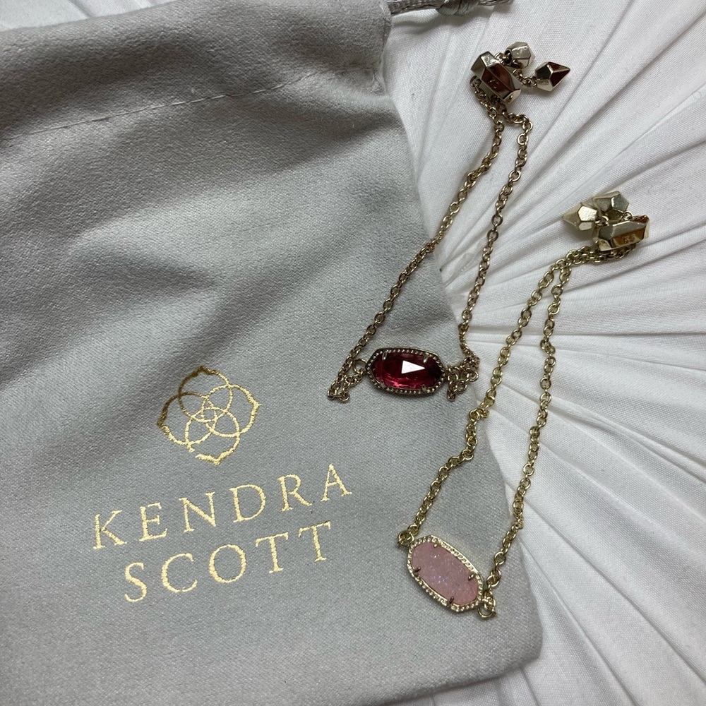 2 for 1 Kendra Scott Elaina Gold Adjustable Chain Bracelets